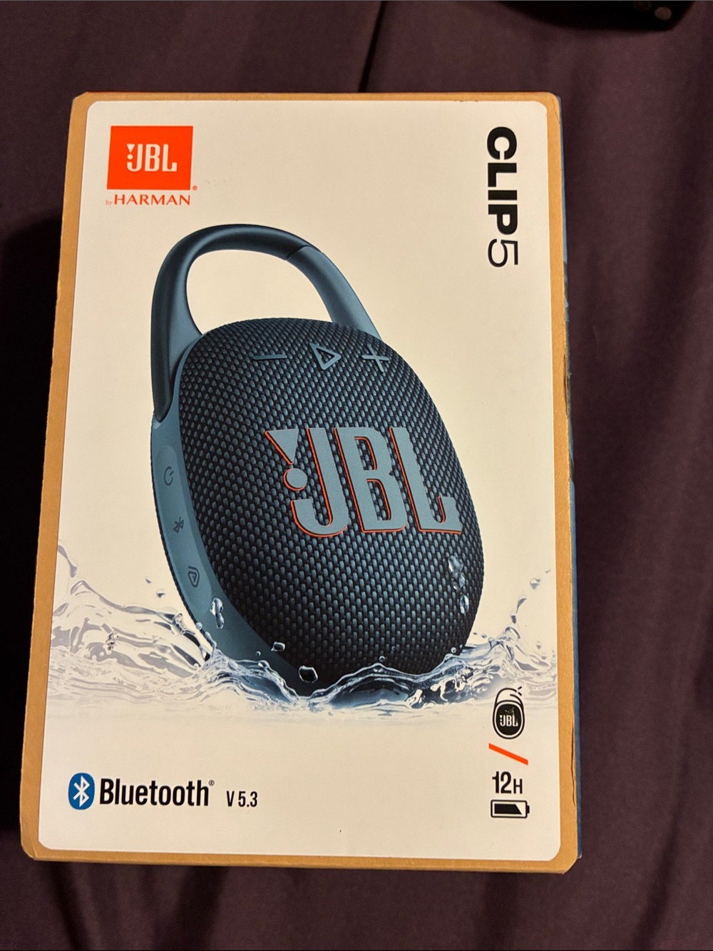 JBL clip 5 portable Bluetooth speaker